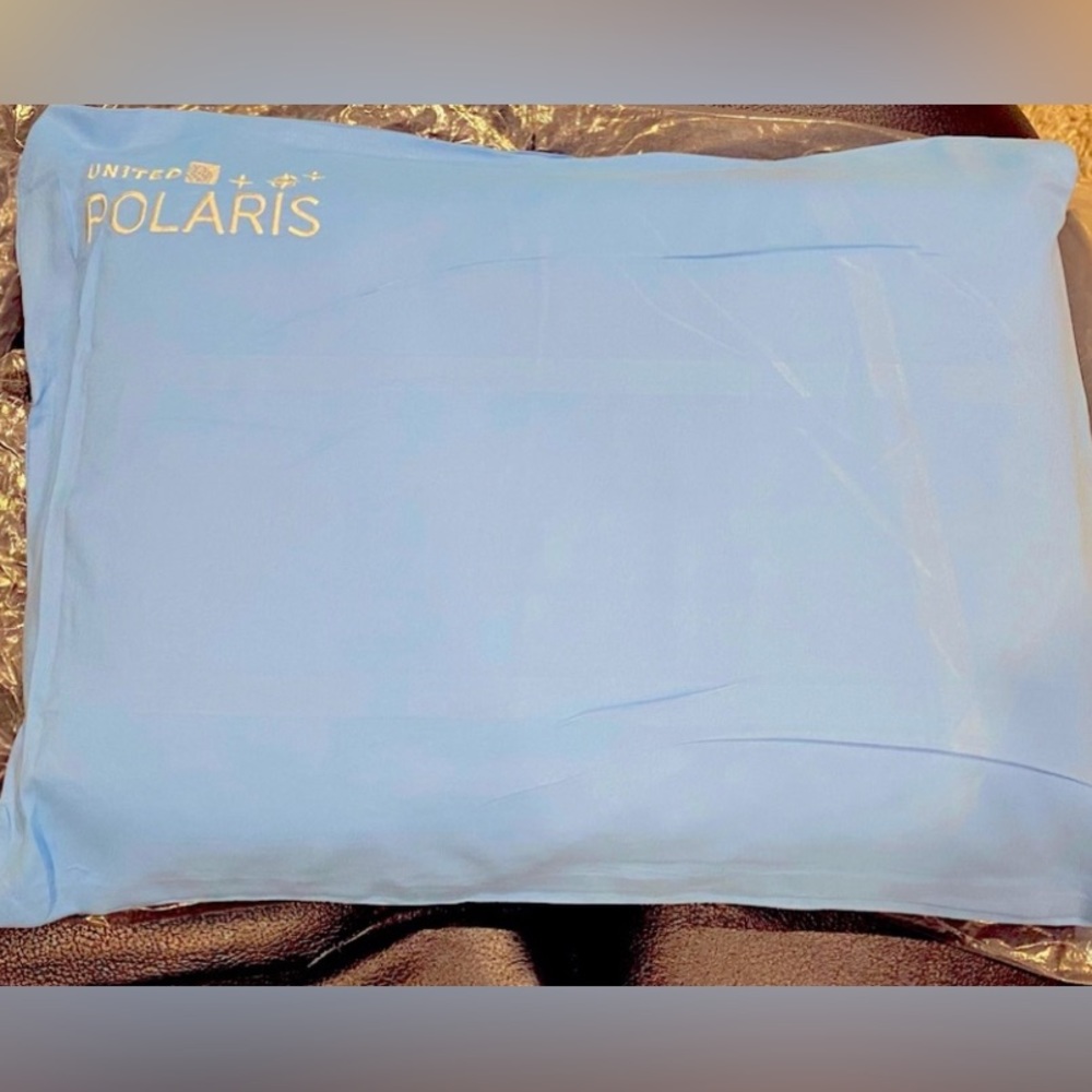 New Unused Polaris CoolGel Memory Foam Long Haul Flight Pillow from Saks…